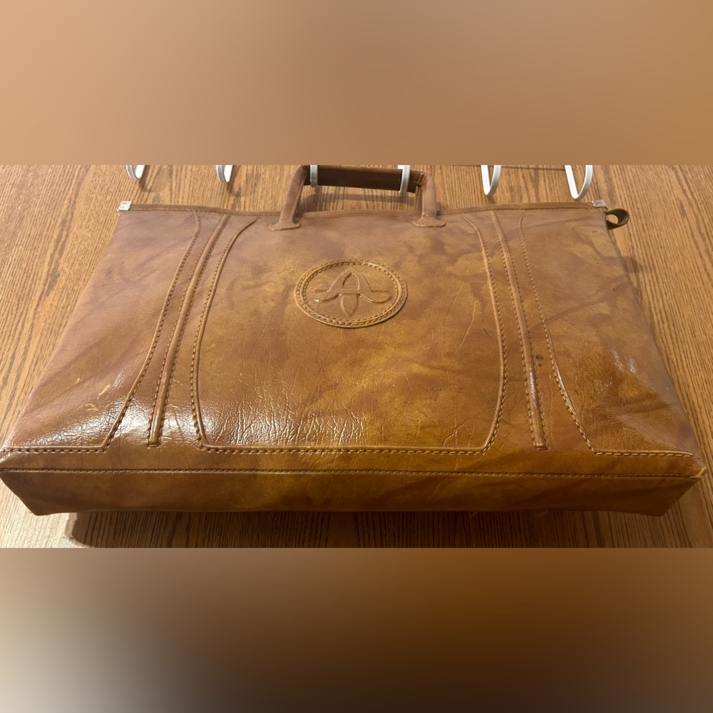 Vintage American Tourister Genuine Leather Portfolio Case/Briefcase - Picture 5 of 12